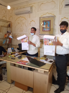 The first calendar prepared in the Rajasthan language based on the Indian period census was inaugurated by Shri Dhiraj Shrivastava, Commissioner, Rajasthan Foundation, at Bikaner House, New Delhi on Friday.
