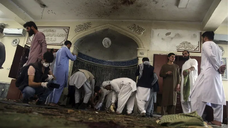 12 people were killed in an explosion in a mosque at the time of the Jummah Namaz (Friday Prayer) in northern Kabul, Afghanistan. Kabul Police spokesman Firdaus Faramarz said that the Imam of the mosque, Mufti Naiman, also died in the attack. 15 other people were injured in the accident.
