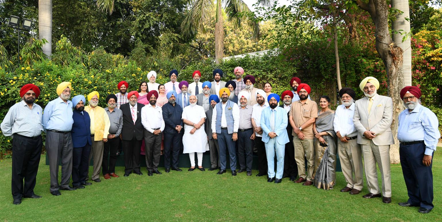 PM meets leading Sikh intellectual voices, in New Delhi