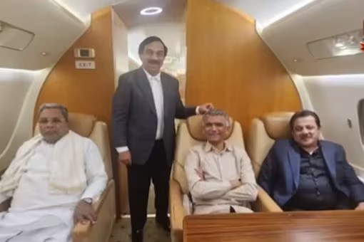 Video of Karnataka CM in an Ultra-Luxury Jet Goes Viral, Sparks Strong Reaction from BJP