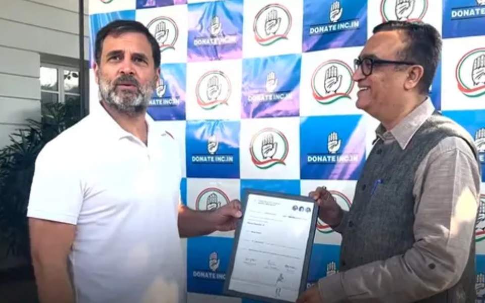 Rahul Gandhi Contributes Funds to Congress's Crowdfunding Campaign