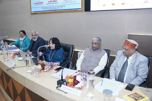 Department of Economics in collaboration with KUKAA organized 2nd P.C. Jain Memorial Lecture at the Senate Hall , Kurukshetra University