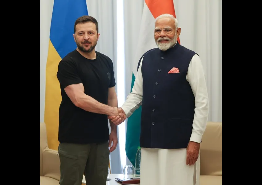 PM Modi Speaks with President Zelenskyy, Reiterates Peace Call