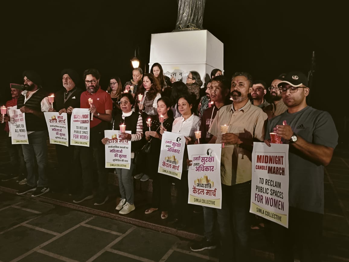 Silent Candle March in Shimla Demands Justice for Kolkata Doctor