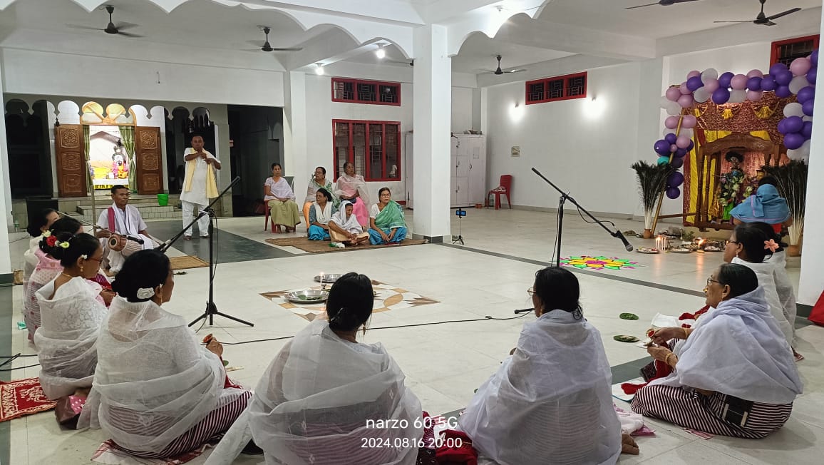 Divine Celebrations Mark Jhulan Yatra 2024 at Sri Sri Radha Krishna Mandir in Guwahati