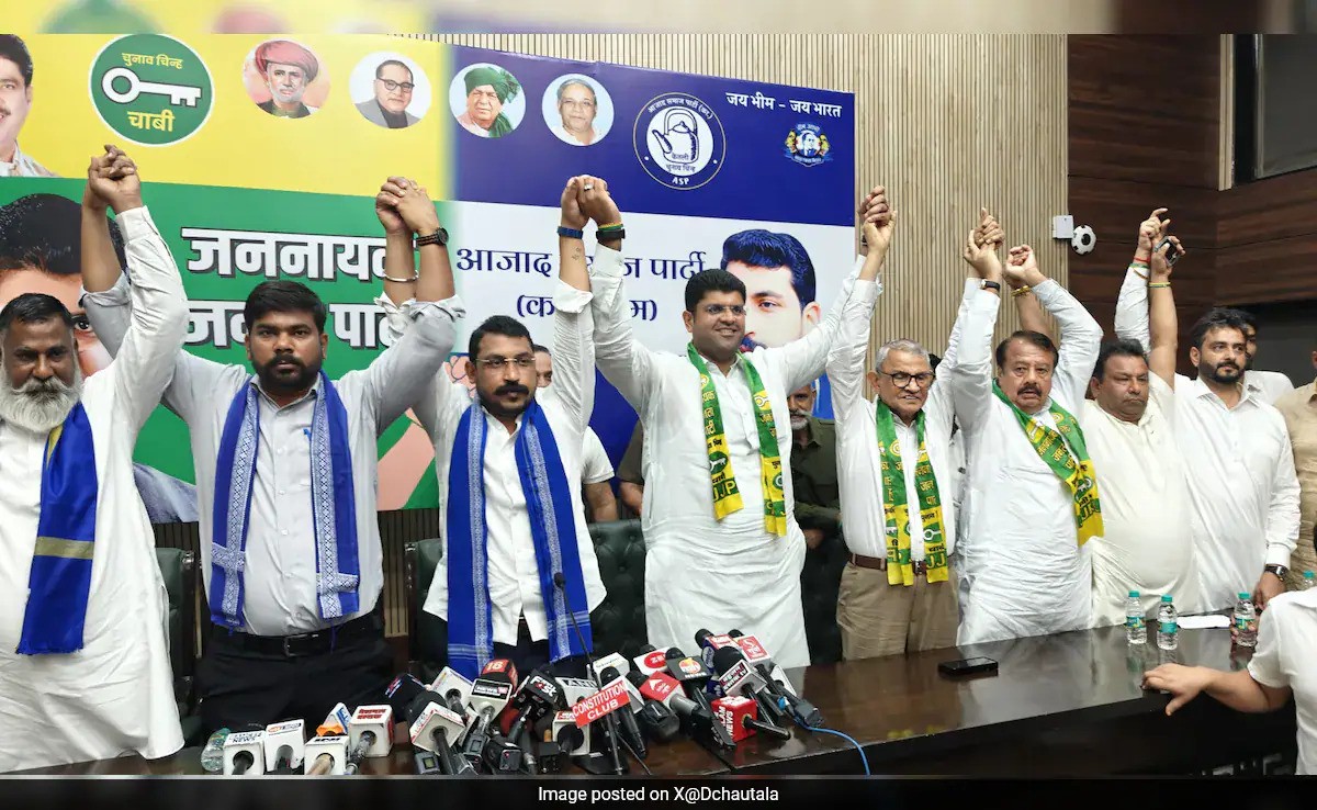 JJP and Azad Samaj Party Form Alliance for Haryana Assembly Polls