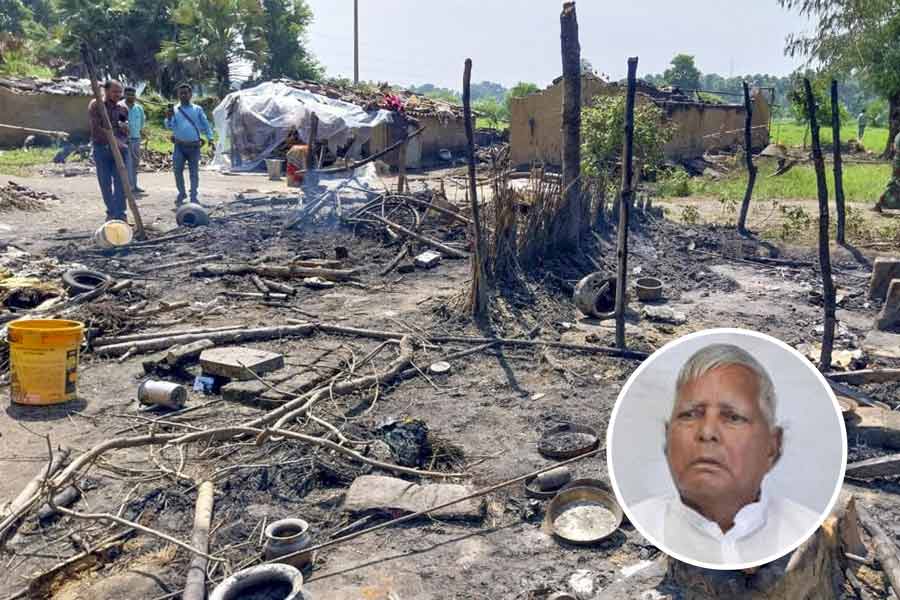 Lalu Prasad Yadav Blasts NDA Govt Over Nawada Arson Incident