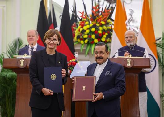 India and Germany Sign Joint Declaration to Enhance R&D in Advanced Materials