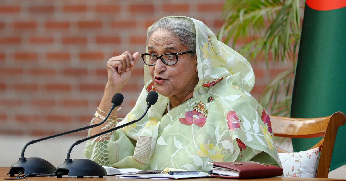 Hasina Gets 6-Month Jail for Contempt Over Leaked Call