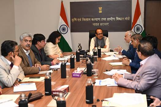 Engage Consistently with State Govts on Agri Issues: Shivraj Chouhan in Review Meeting