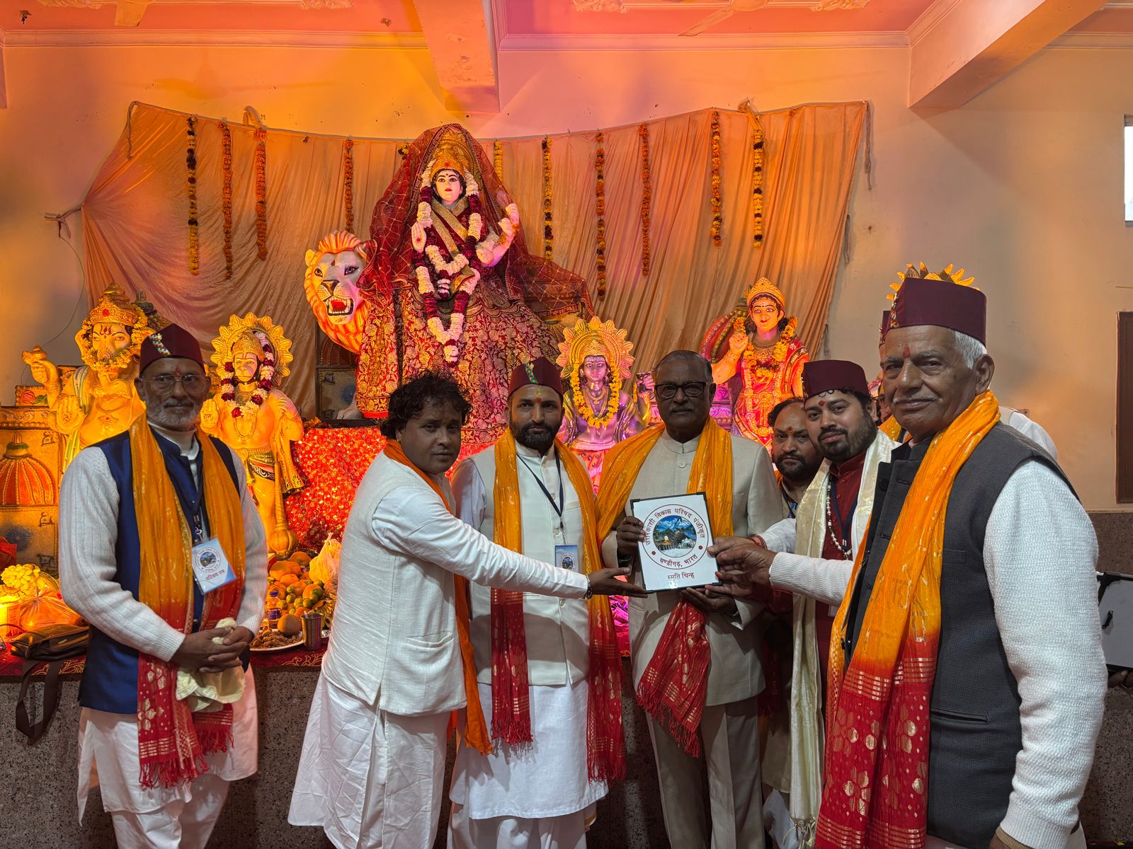 Satyapal Jain Attends “Mata Ki Chowki” in Chandigarh