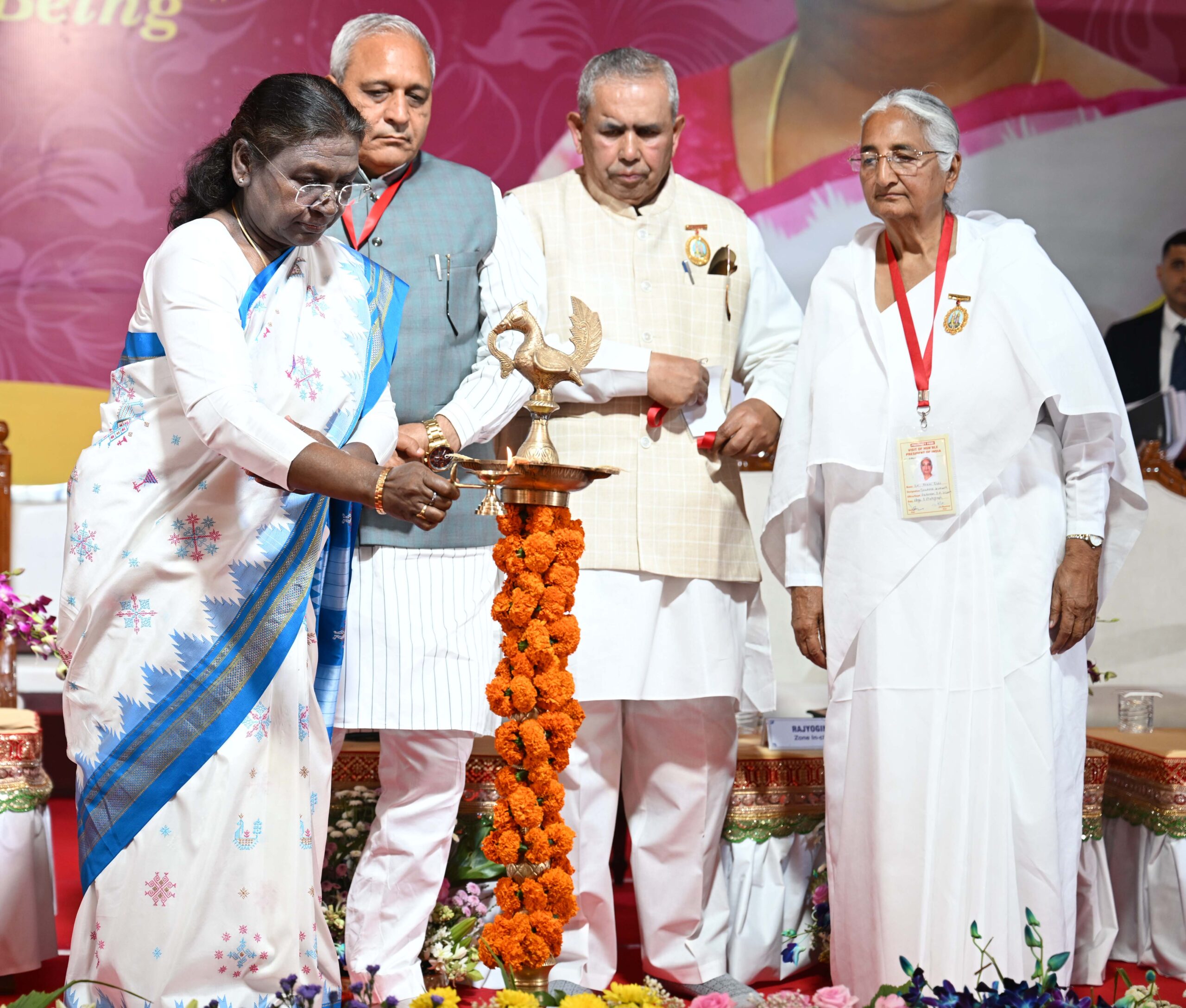 'Spirituality Strengthens Nations': President Murmu at Brahma Kumaris