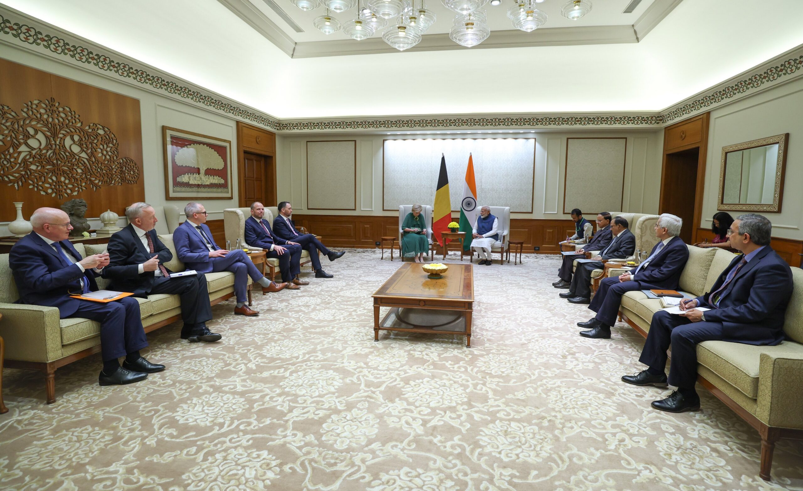 PM Modi Meets HRH Princess Astrid of Belgium, Discusses Economic Cooperation