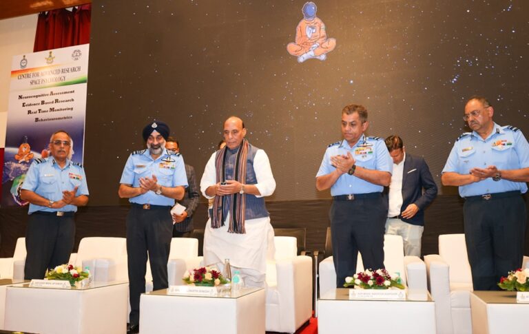 Rajnath Singh Becomes First Defence Minister to Visit IAF’s Aerospace Medicine Institute
