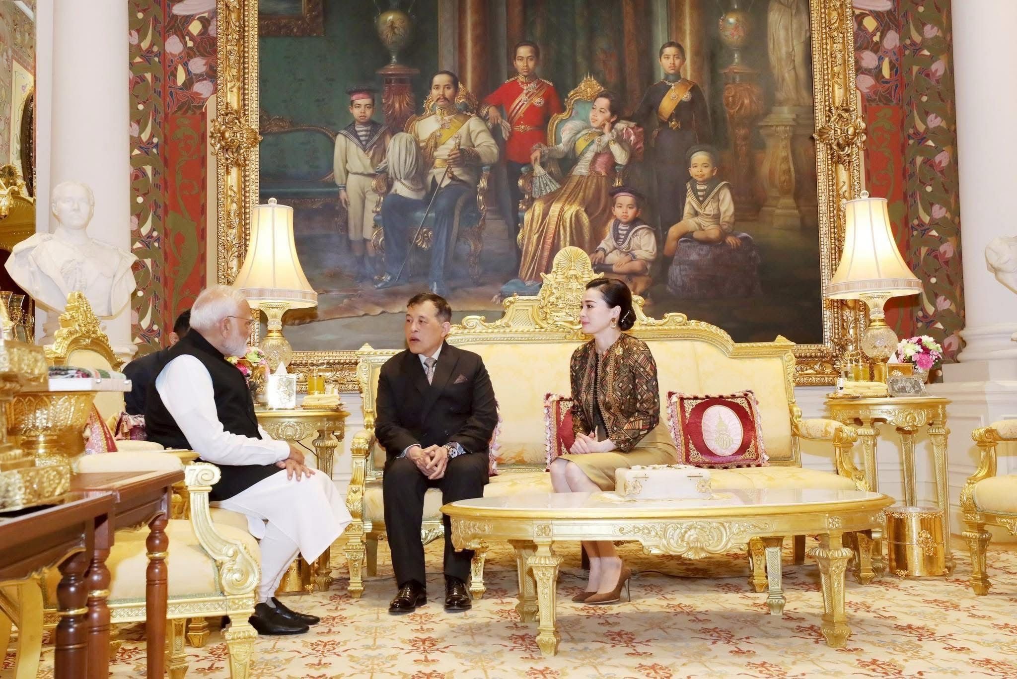PM Modi Meets King Maha Vajiralongkorn, Reaffirms India-Thailand Friendship