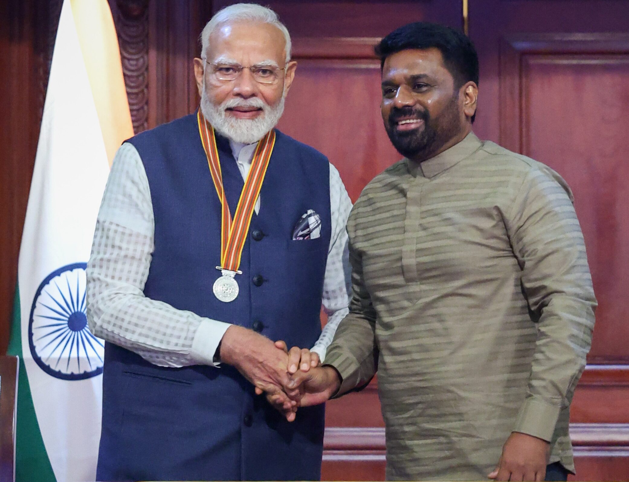 PM Modi Conferred with ‘Sri Lanka Mitra Vibhushana’, Calls It a Tribute to 1.4 Billion Indians