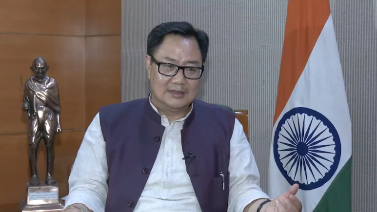 Kiren Rijiju Slams Opposition for Disrupting Parliament