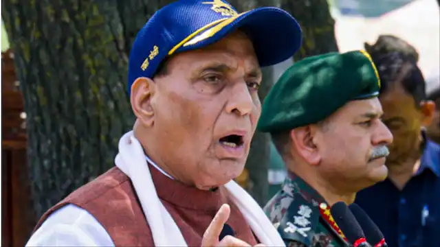 “IMF Funds Will Fuel Terror in Pakistan,” says Rajnath Singh from Bhuj Air Force Station