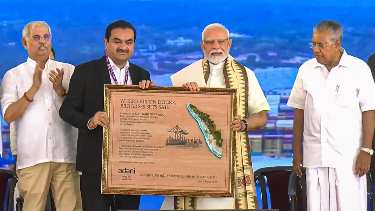 "India's Coastal States Will Become Key Centres of Growth": PM Modi Dedicates Vizhinjam Port