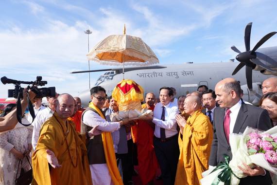 India Sends Lord Buddha's Holy Relics to Vietnam for UN Vesak Day