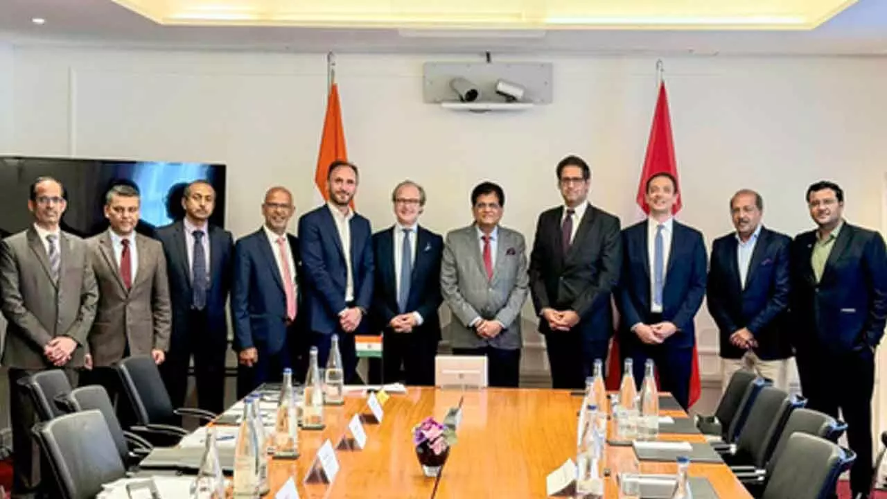 India Strategic Hub for Innovation and Manufacturing: Piyush Goyal to Swiss Industry Leaders