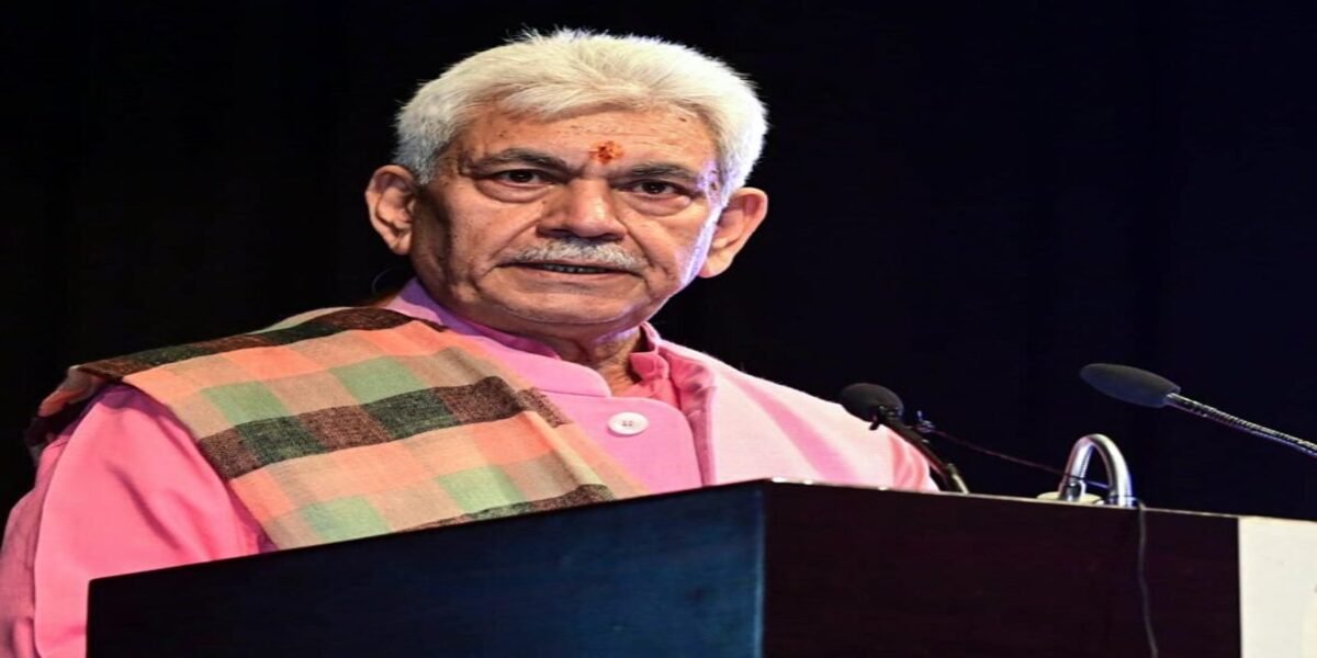 LG Manoj Sinha Hails Large Devotee Turnout at Kheer Bhawani Mela