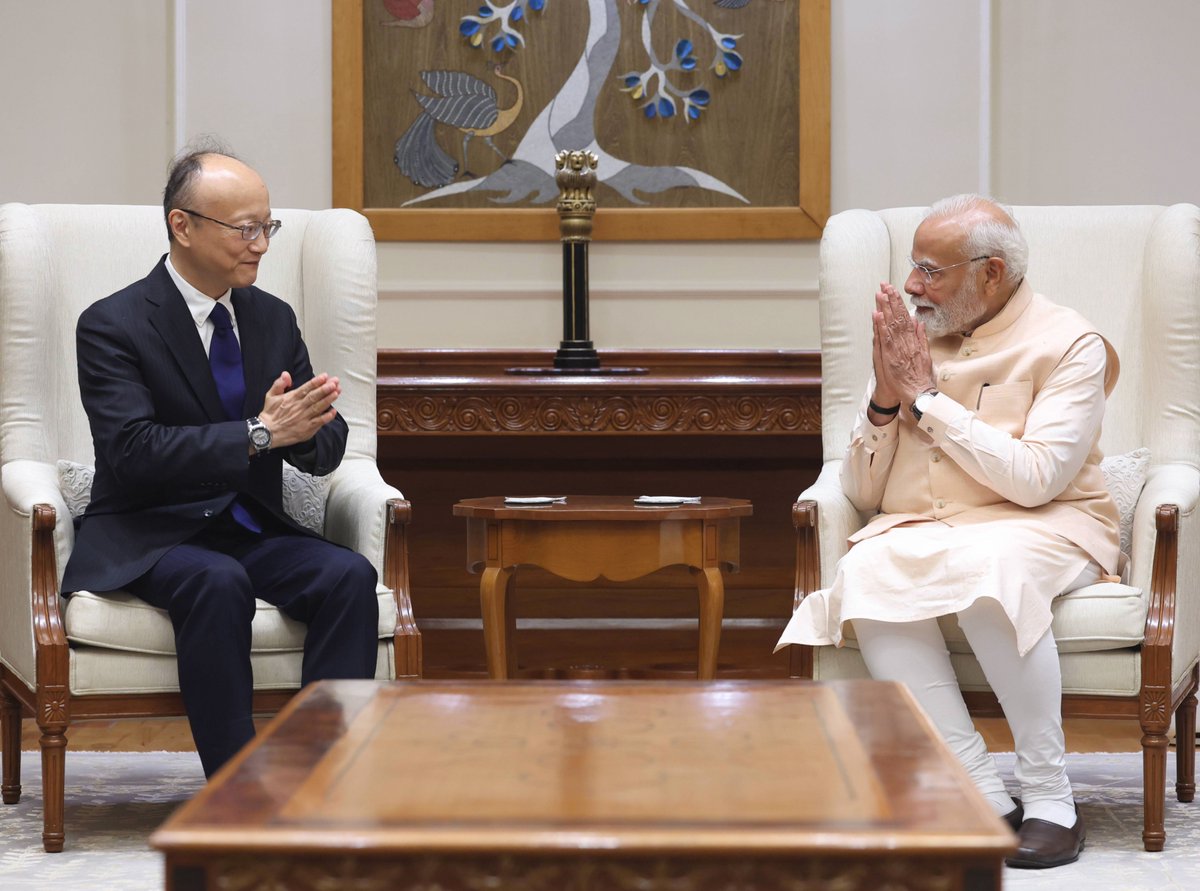 "India’s Rapid Transformation Empowered Countless People": PM Modi Meets ADB President
