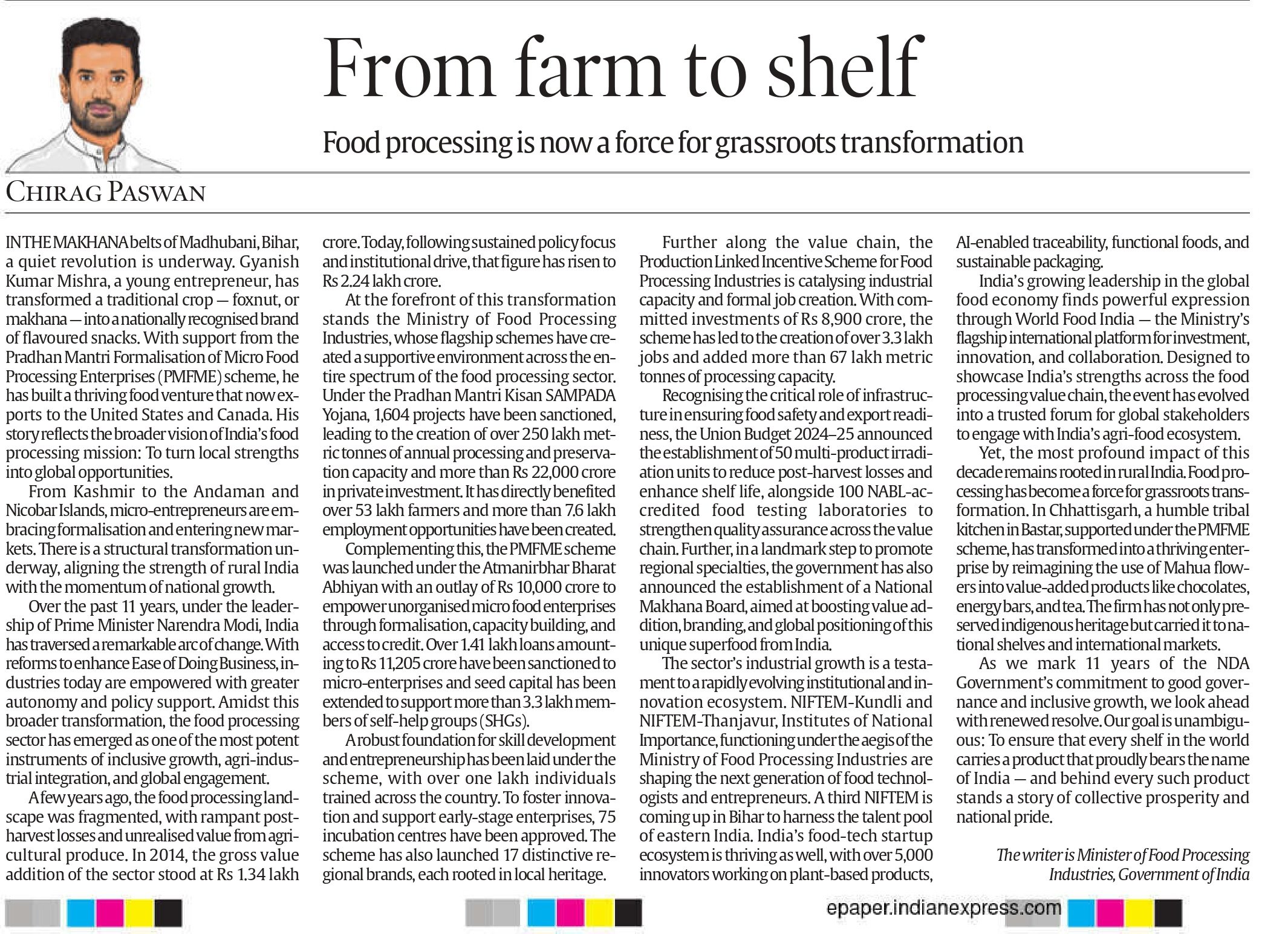 “Food Processing Sector Now a Pillar of Rural Progress”: PM Modi