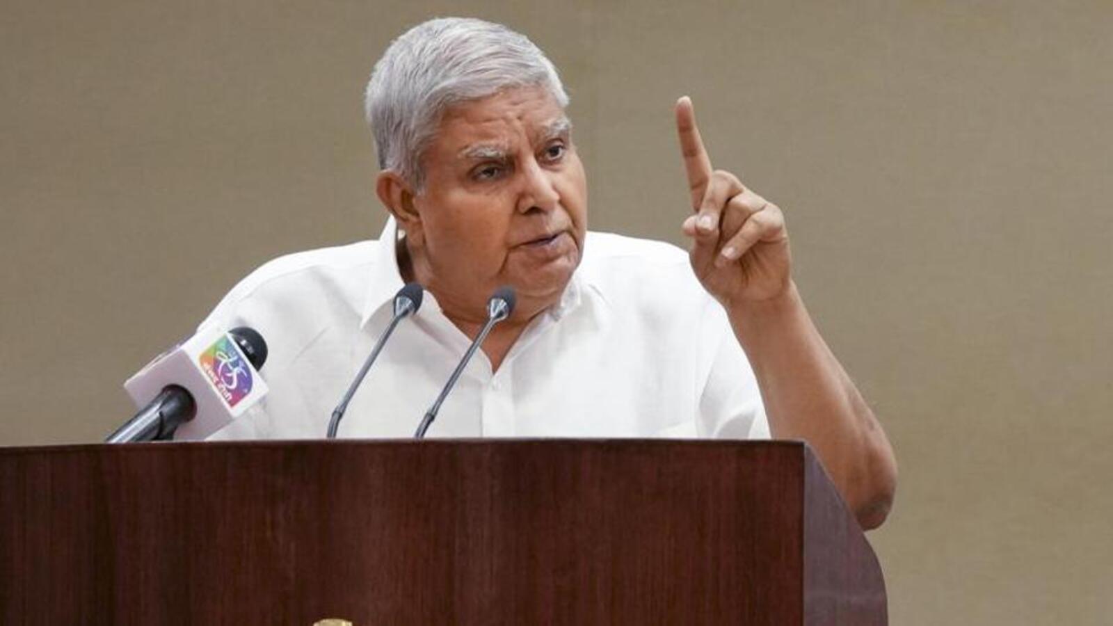 VP Dhankhar Slams Emergency-Era Preamble Changes as ‘Nasoor’, Sacrilege to Sanatana Spirit