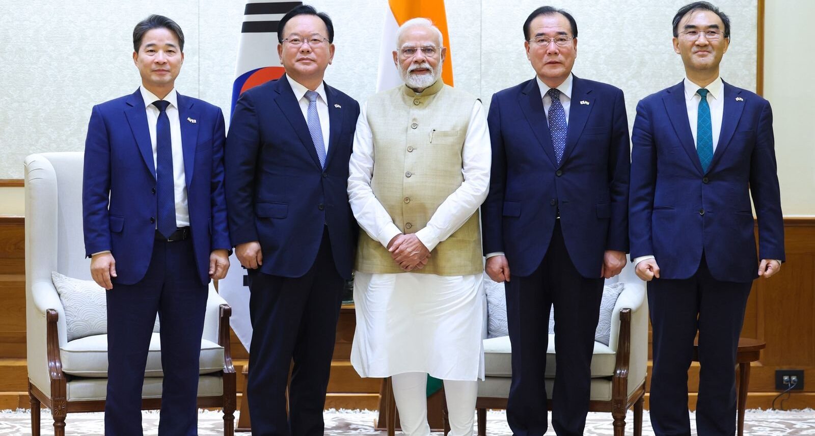 Korean Special Envoys Meet PM Modi in Delhi