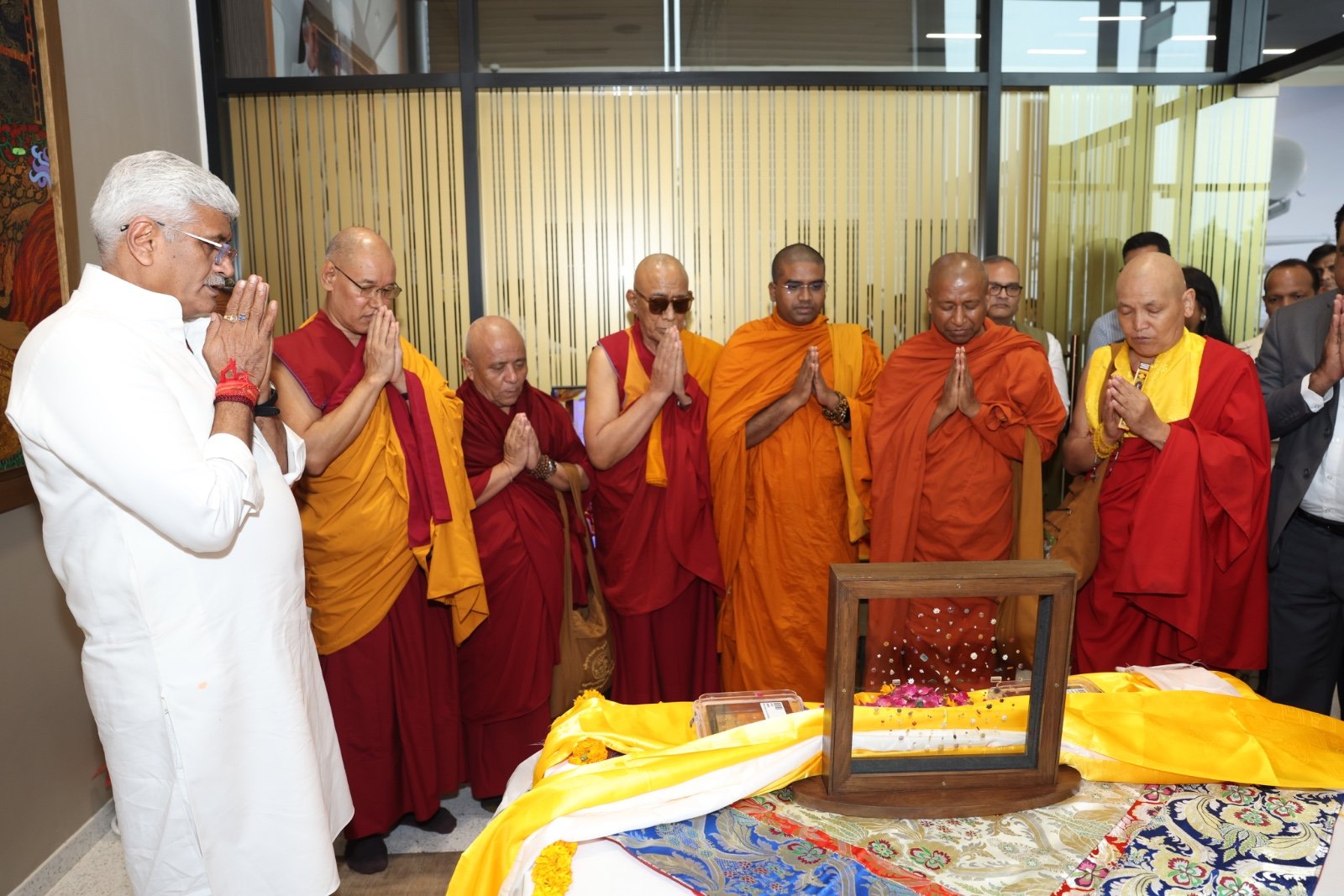 PM Modi Welcomes Sacred Buddha Relics Home After 127 Years