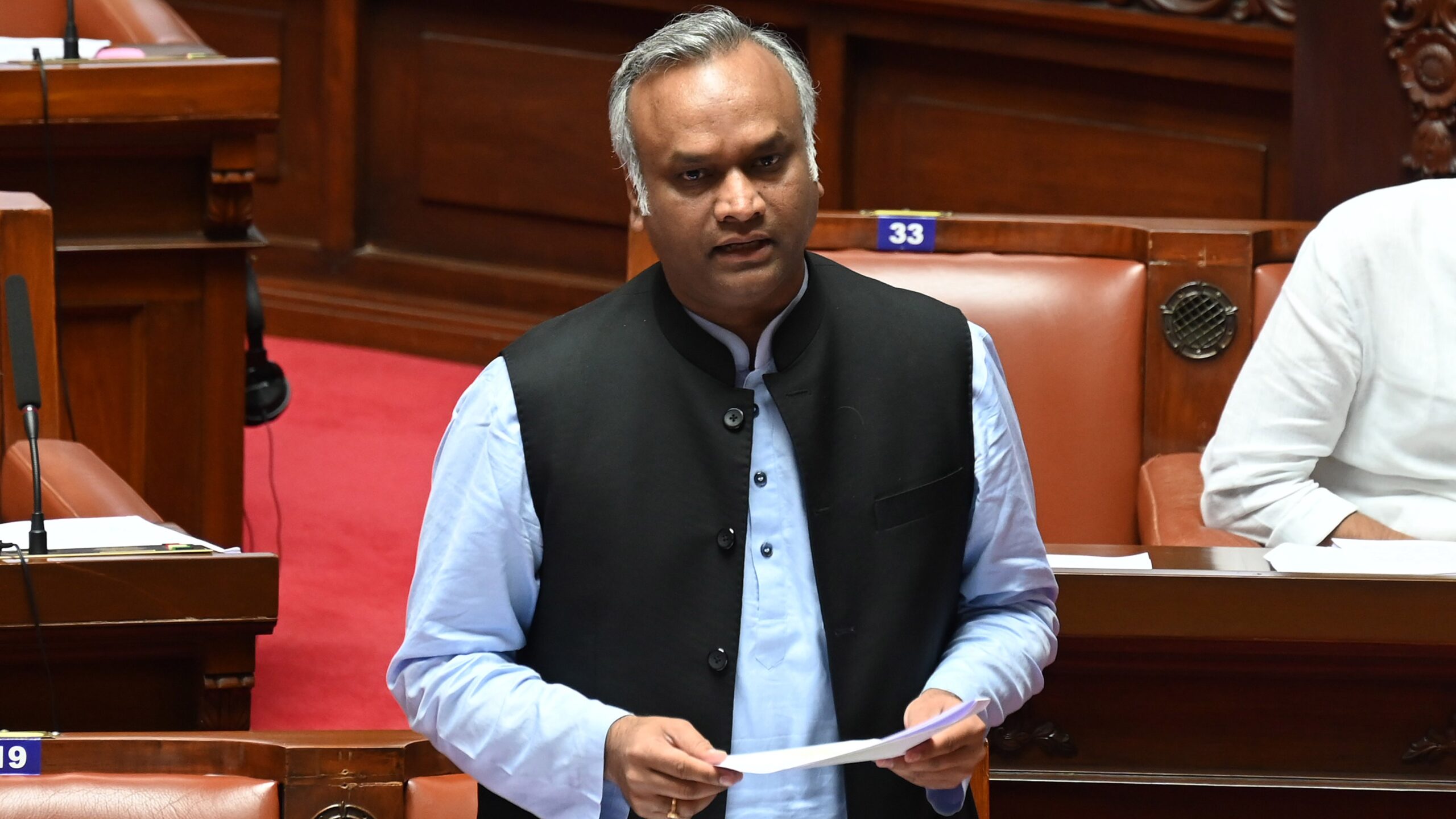 Priyank Kharge's Aide Held in Drug Case, BJP Slams Congress