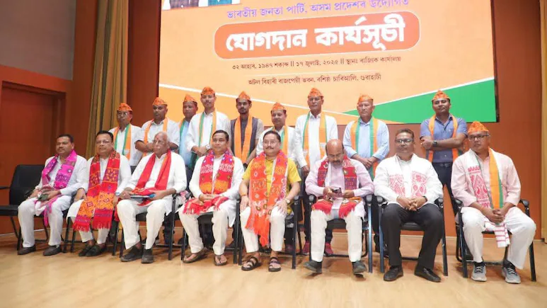 Over 50 Leaders Join BJP in Assam Ahead of 2026 Polls