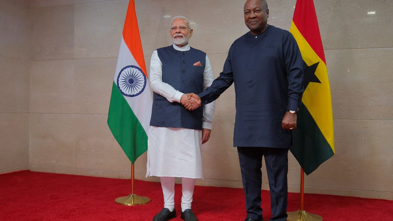"India Ready to Double Trade, Share UPI with Ghana," Says PM Modi