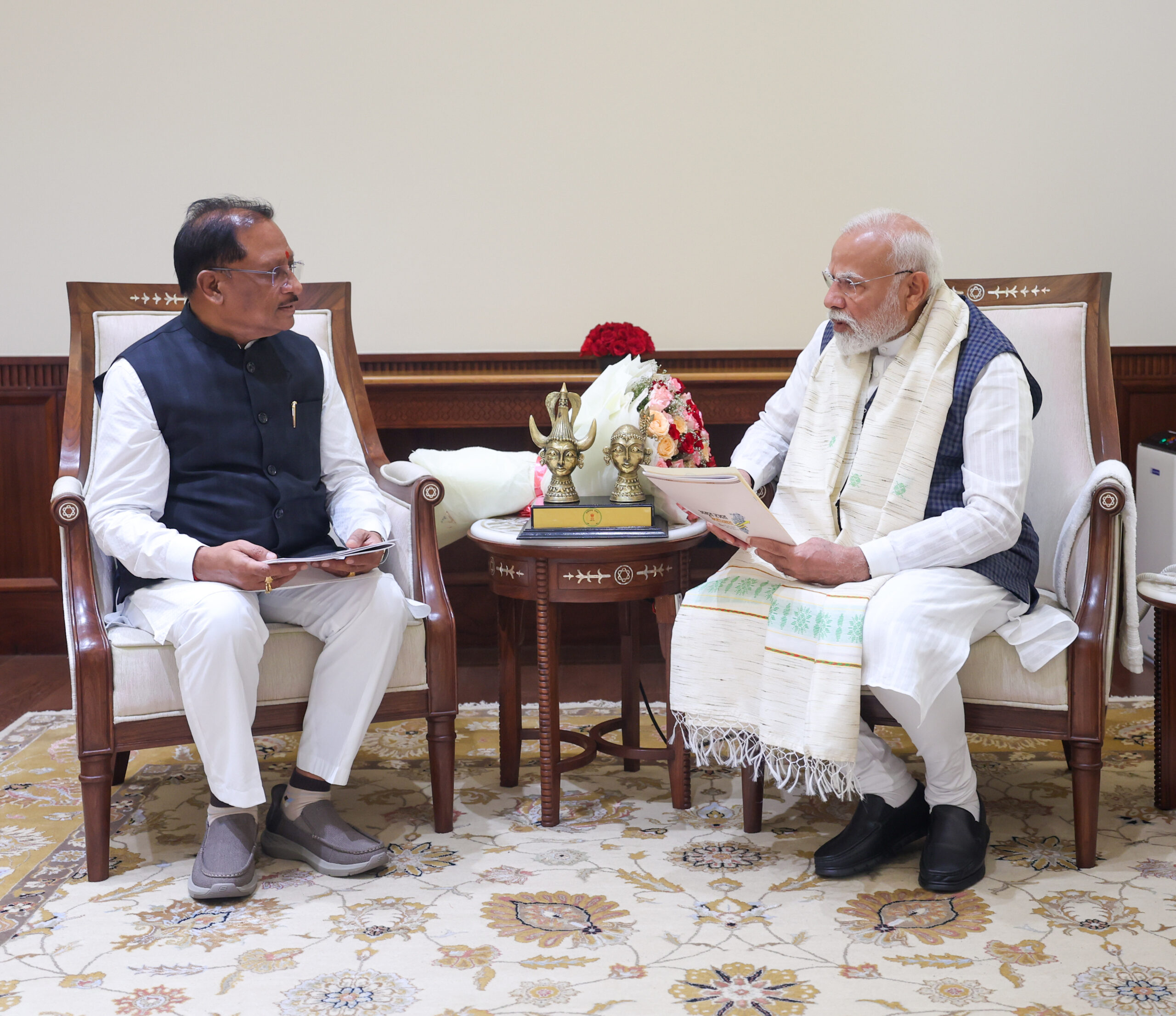 Chhattisgarh CM Vishnu Deo Sai Meets PM Modi