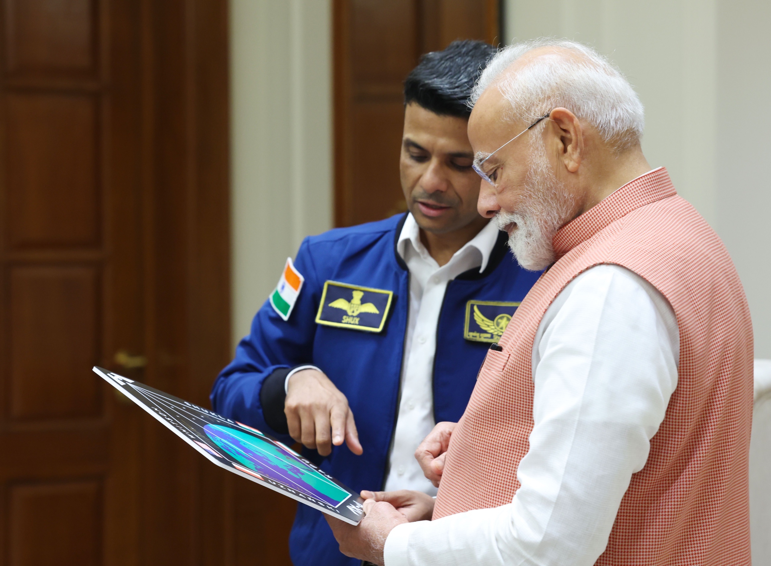 PM Modi Interacts with Astronaut Shubhanshu Shukla