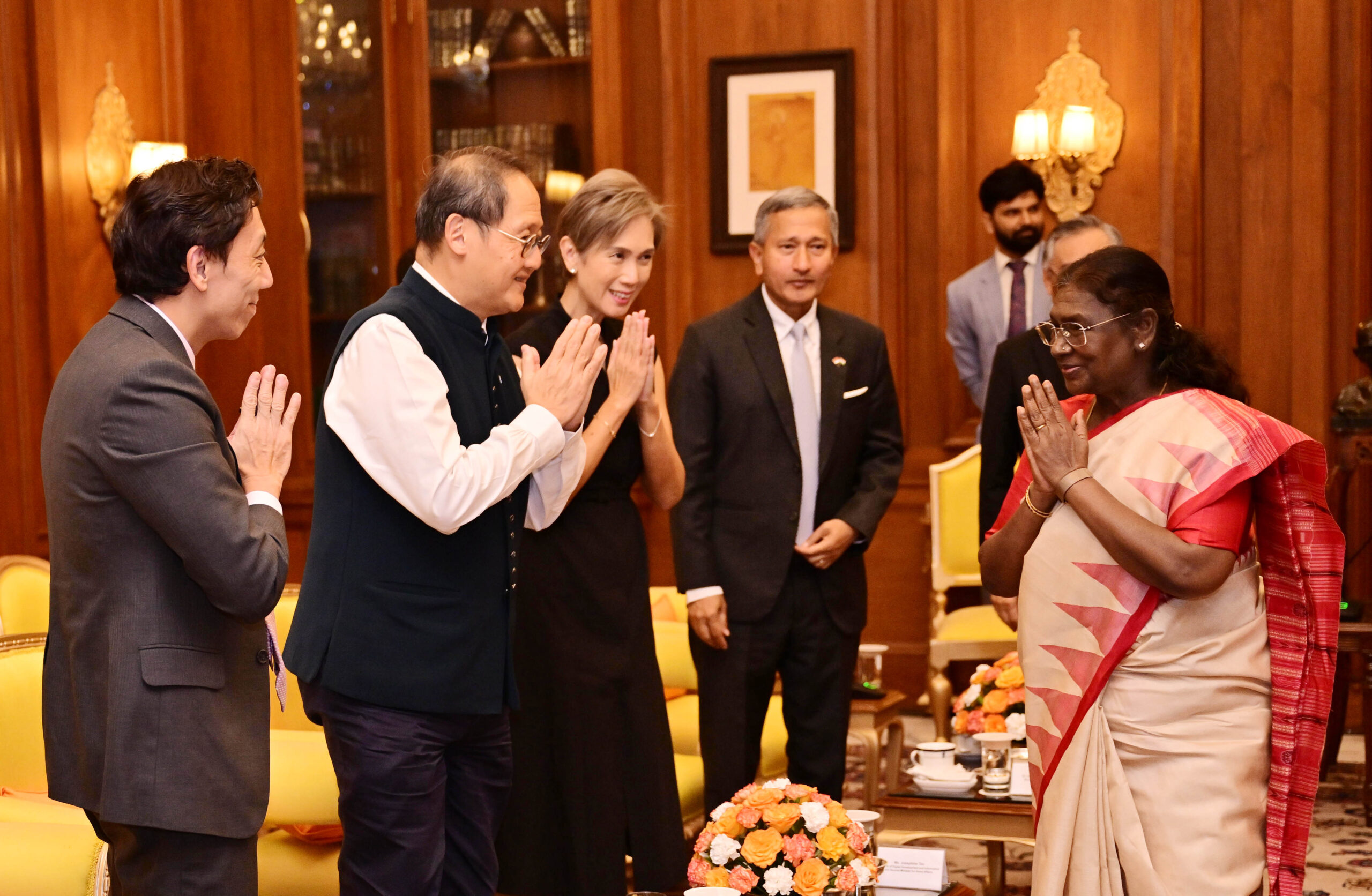 Singapore Deputy PM Meets President Murmu
