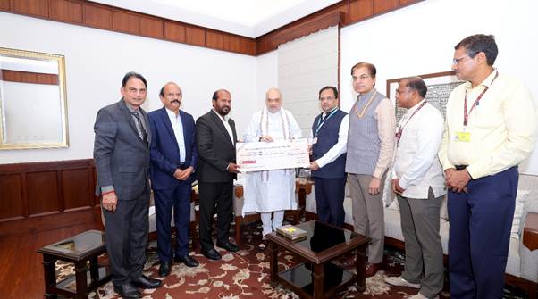 Repco Bank Presents Record Dividend Cheque to HM Shah