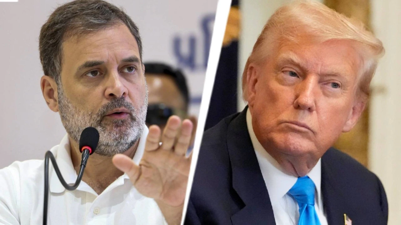 rahul gandhi and donald trump 314523560