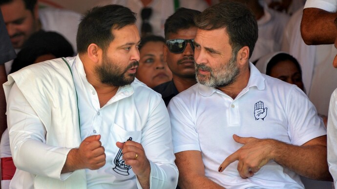 rahul gandhi tejashwi yadav 191422197