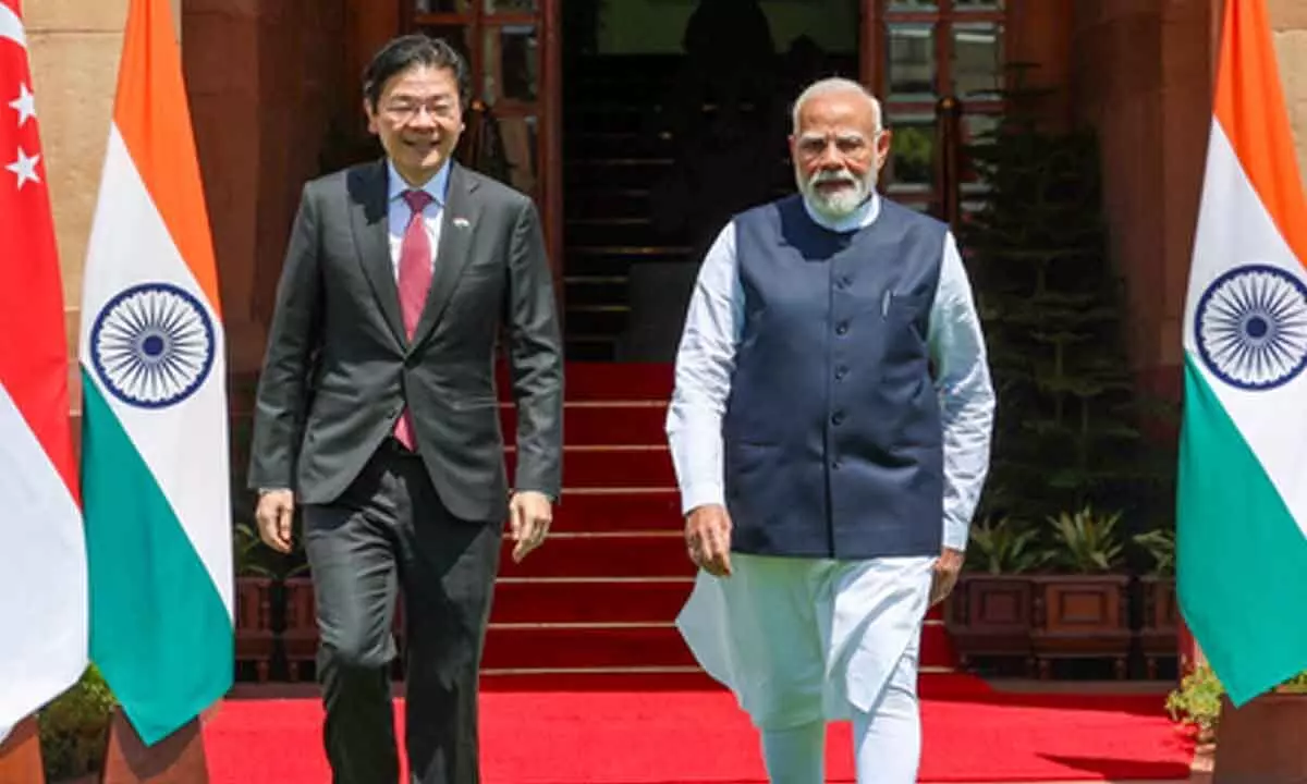 “Rooted in Shared Values”: PM Modi on India-Singapore Relations