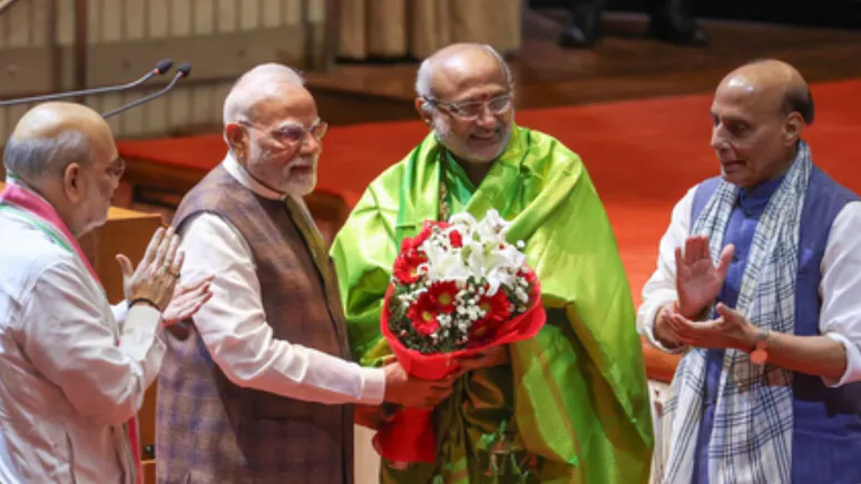 NDA's CP Radhakrishnan Elected Vice President of India