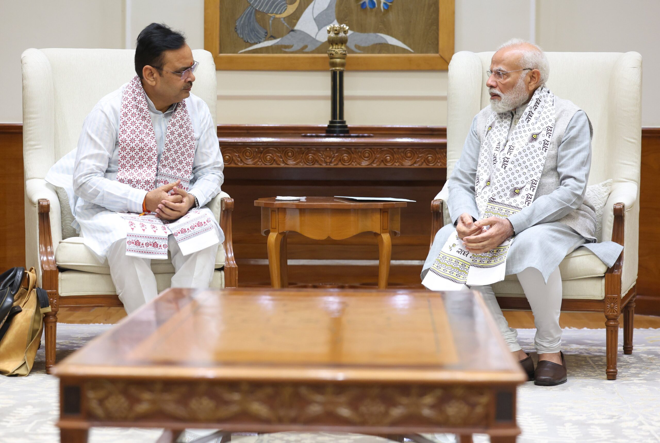 Rajasthan CM Bhajan Lal Sharma Calls on PM Modi in Delhi