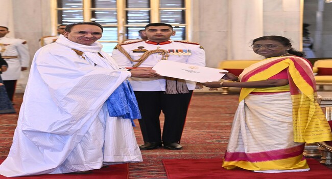 Envoys of Four Nations Present Credentials to President Murmu
