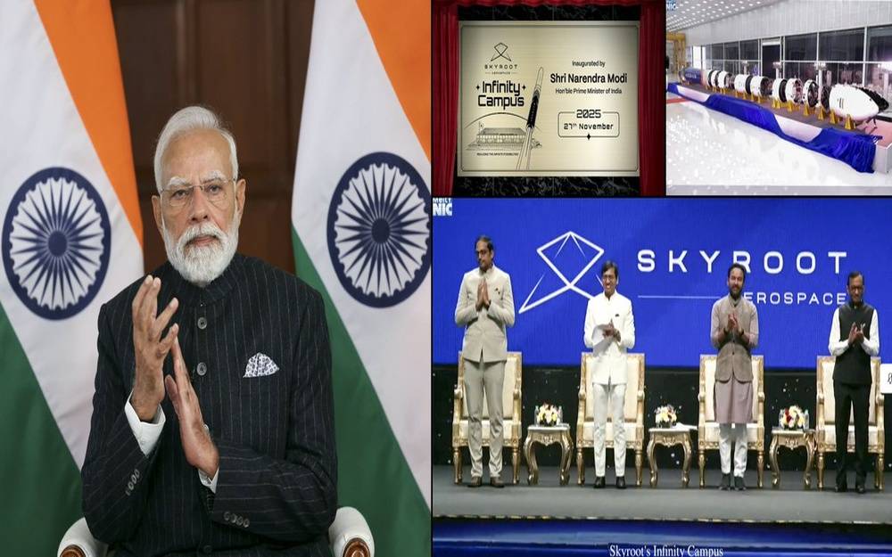 PM Modi Inaugurates Skyroot’s Infinity Campus in Hyderabad