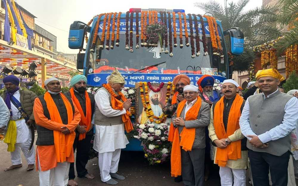 RSS Leader Arun Kumar Pays Respects on 350th Martyrdom Day of Guru Tegh Bahadur